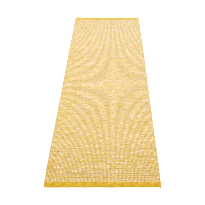 Sam matta - Mustard-cream, 70x225 cm - Pappelina