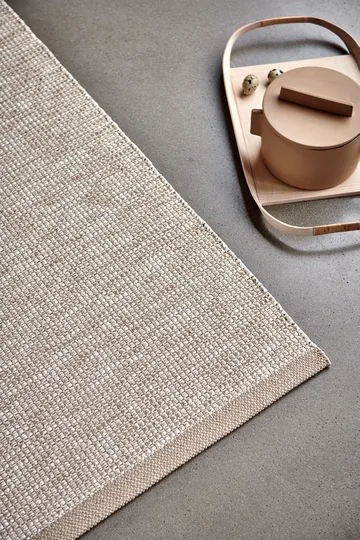 Sam matta - Pale orange-cream, 70x225 cm - Pappelina