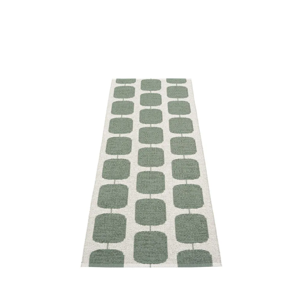 Sten gångmatta, army, 70x200 cm Pappelina