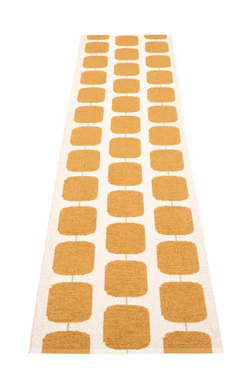 Sten gångmatta - ochre, 70x400 cm - Pappelina