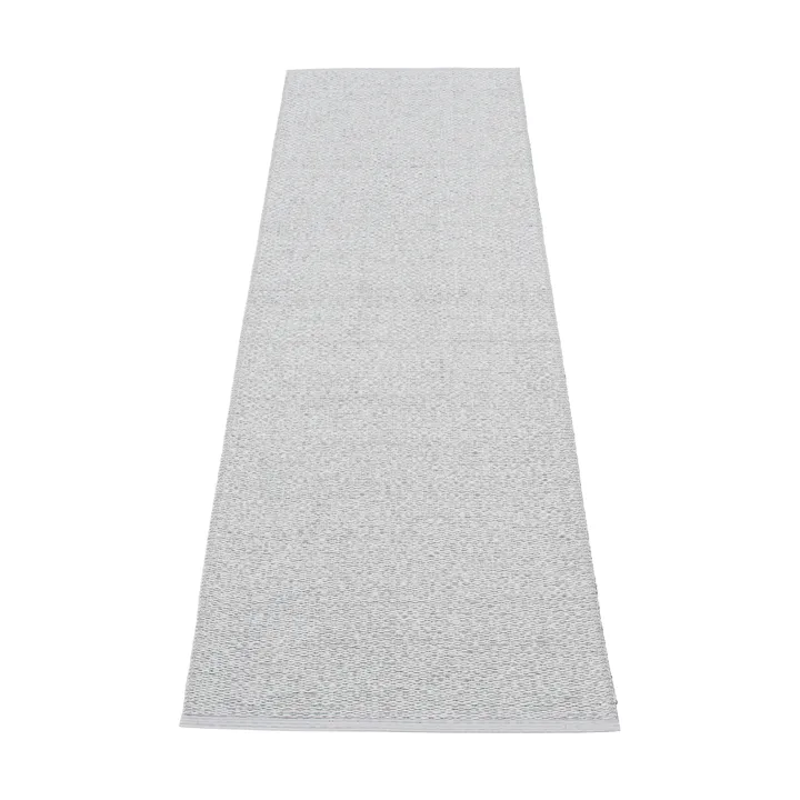 Svea gångmatta grey metallic/light grey - 70x240 cm - Pappelina