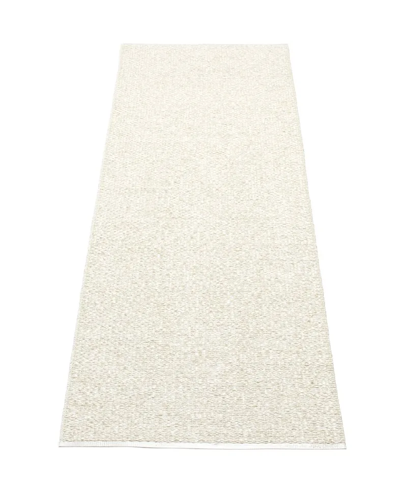 Svea gångmatta vanilla/beige metallic, 70x240 cm Pappelina