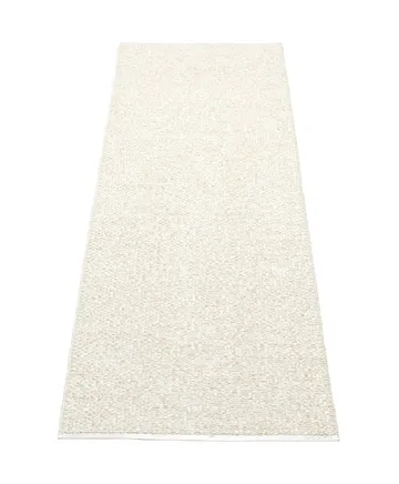 Svea gångmatta vanilla/beige metallic - 70x320 cm - Pappelina
