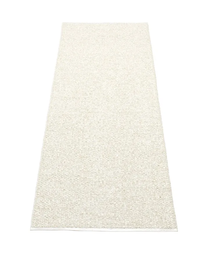 Svea gångmatta vanilla/beige metallic - 70x320 cm - Pappelina