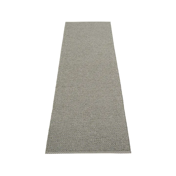 Svea gångmatta - warm grey/granit metallic, 70x160 cm - Pappelina