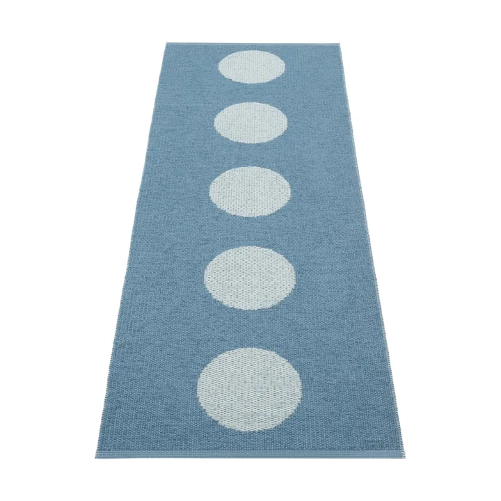Vera Pop matta - Blue-blue fog 200x70 cm - Pappelina