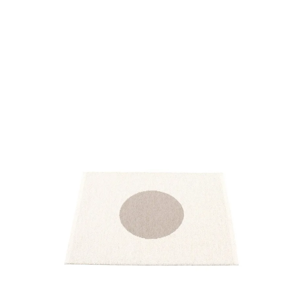 Vera small one matta mud/vanilla, 70x90 cm Pappelina