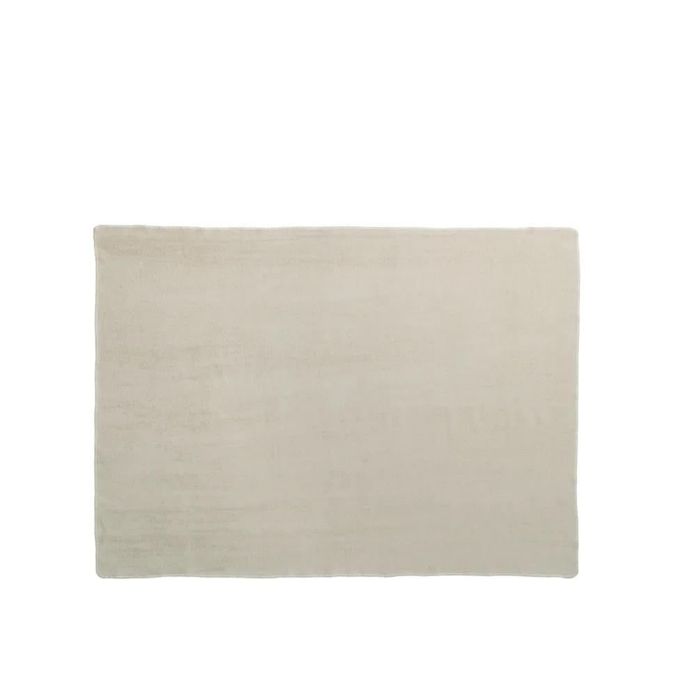 Ylva pläd, dark linen/linen Pappelina