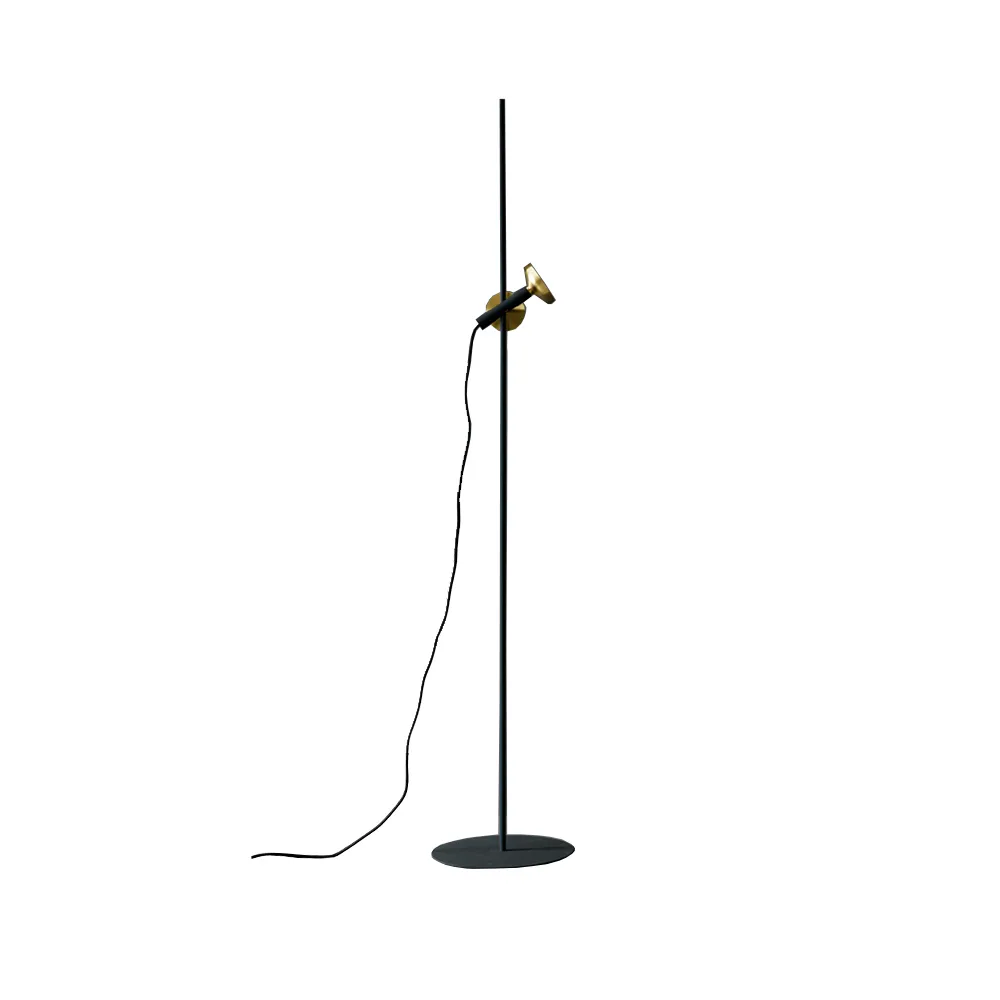 Blend 150 golvlampa, svart/mässing Pholc