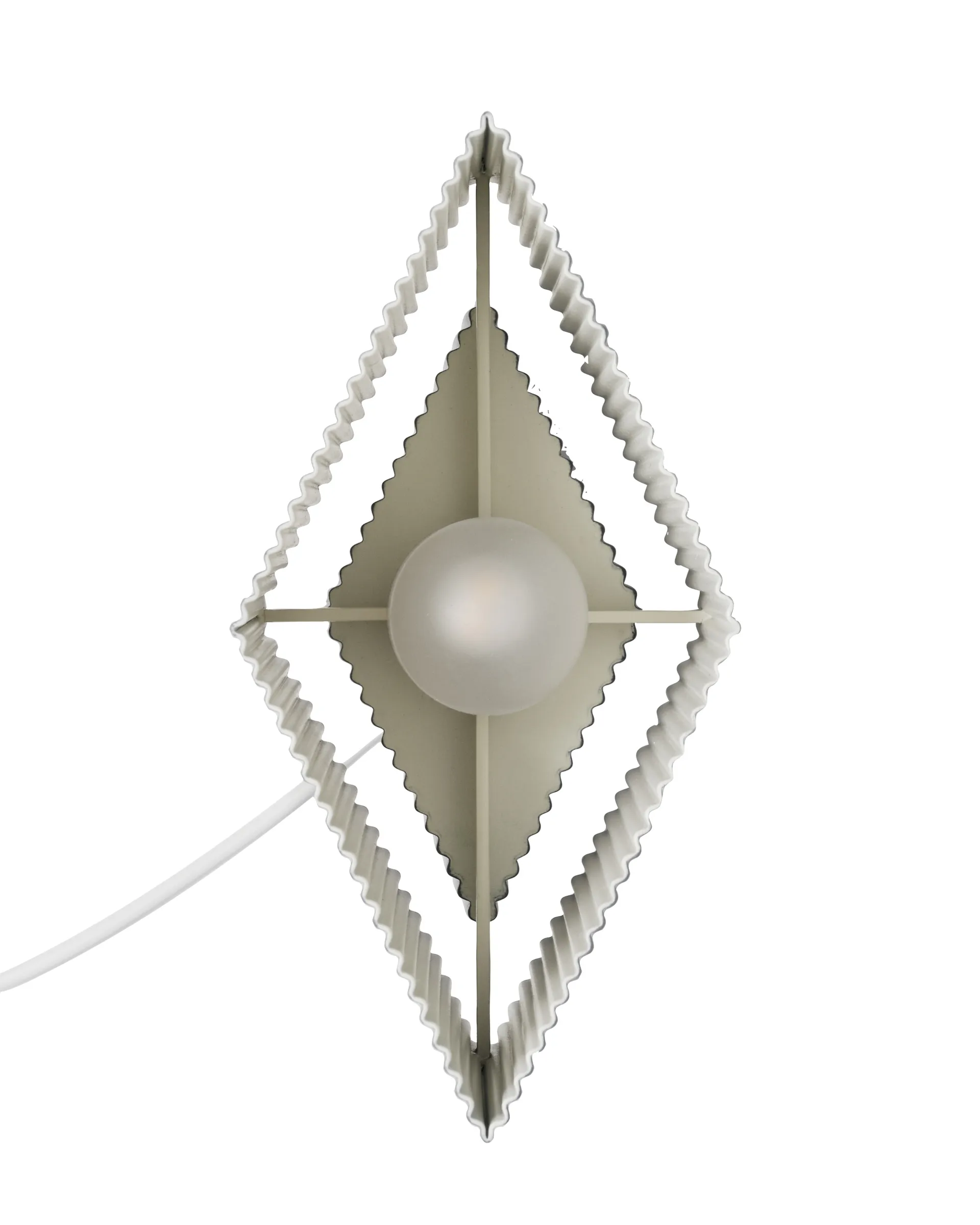 Romb Mini portabel bordslampa 19 cm, Blue stone Pholc
