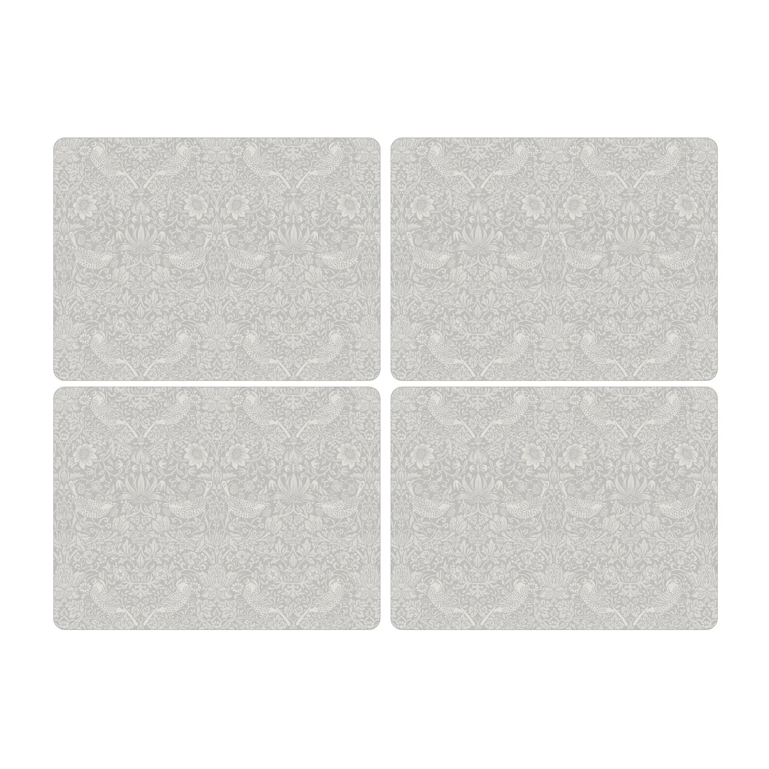 Strawberry Thief bordsunderlägg 30x40 cm 4-pack, Pure Morris Pimpernel