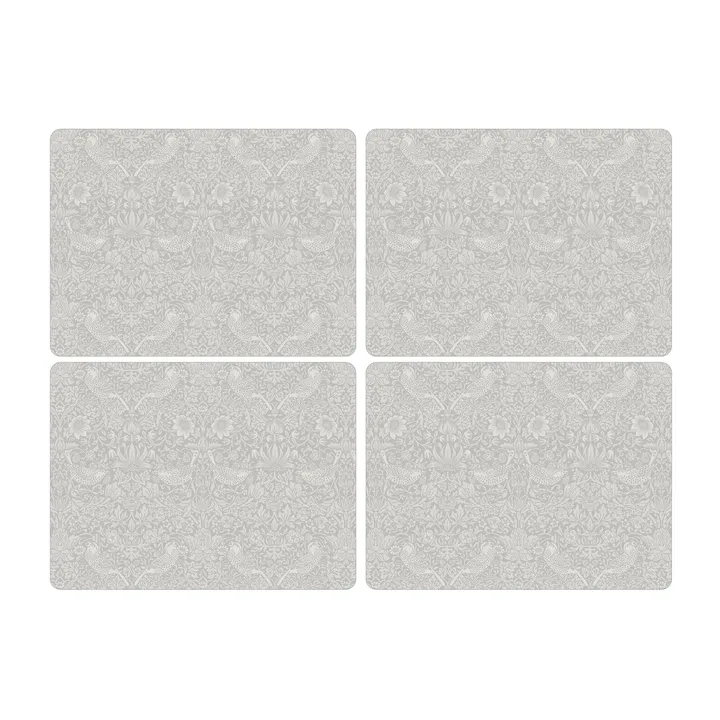 Strawberry Thief bordsunderlägg 30x40 cm 4-pack - Pure Morris - Pimpernel