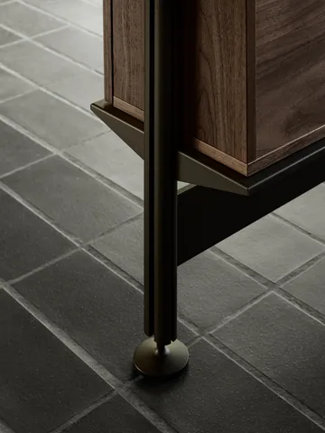Pira G2 hyllsystem F C A Black/Walnut 256-264 cm - Pira
