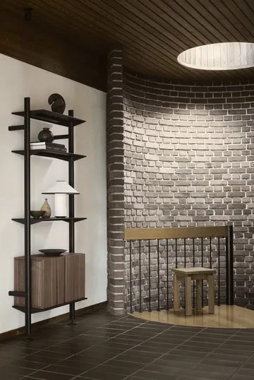 Pira G2 hyllsystem W B Black/Walnut - Pira