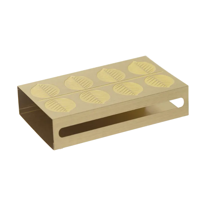 Stig L Berså tändsticksfodral 6,8x12 cm - Guld - Pluto Design
