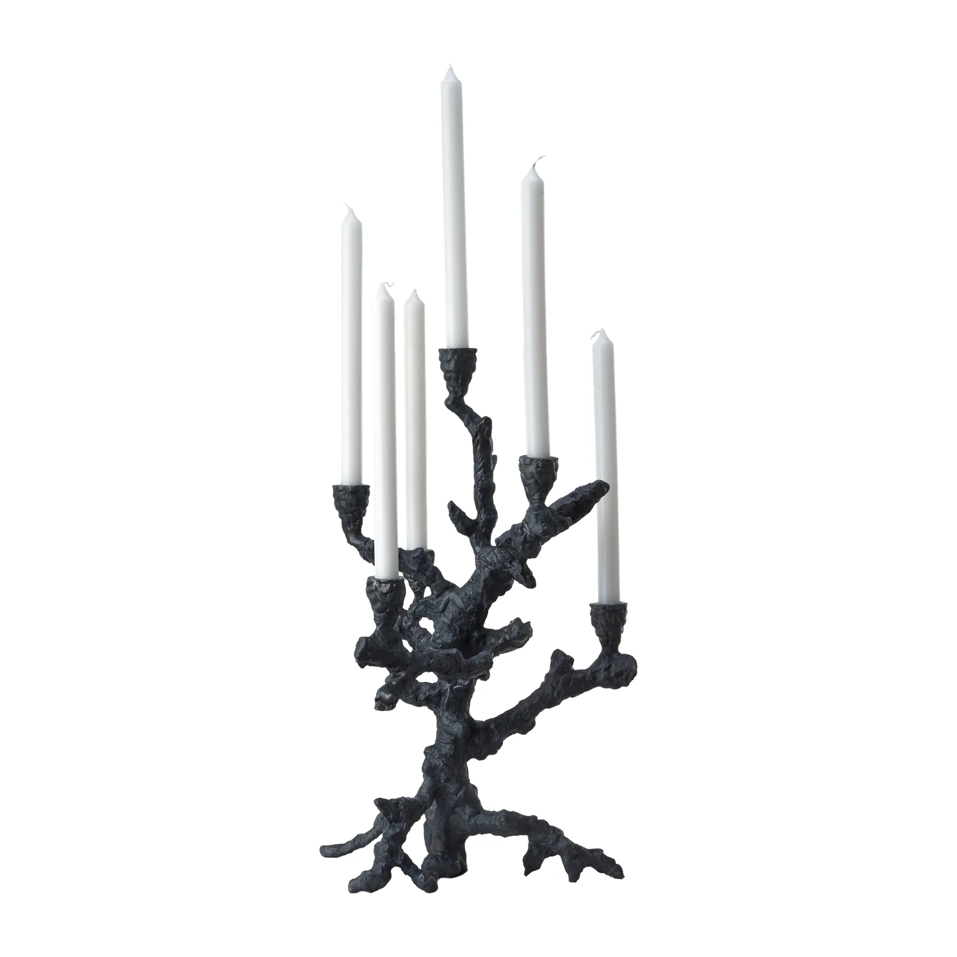 Apple tree ljusstake L 53 cm, Mörkgrå POLSPOTTEN