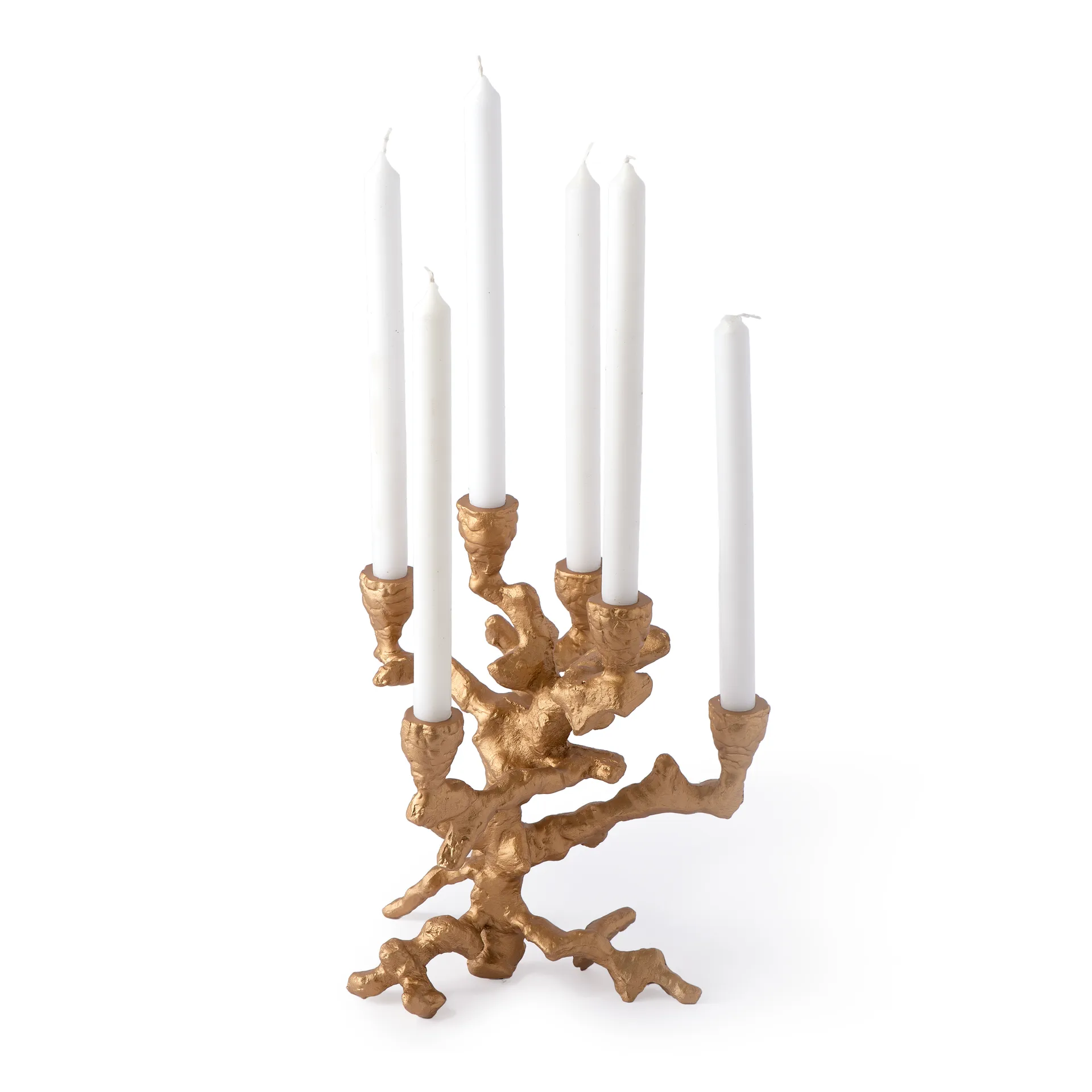 Apple tree ljusstake S 32,5 cm, Guld POLSPOTTEN