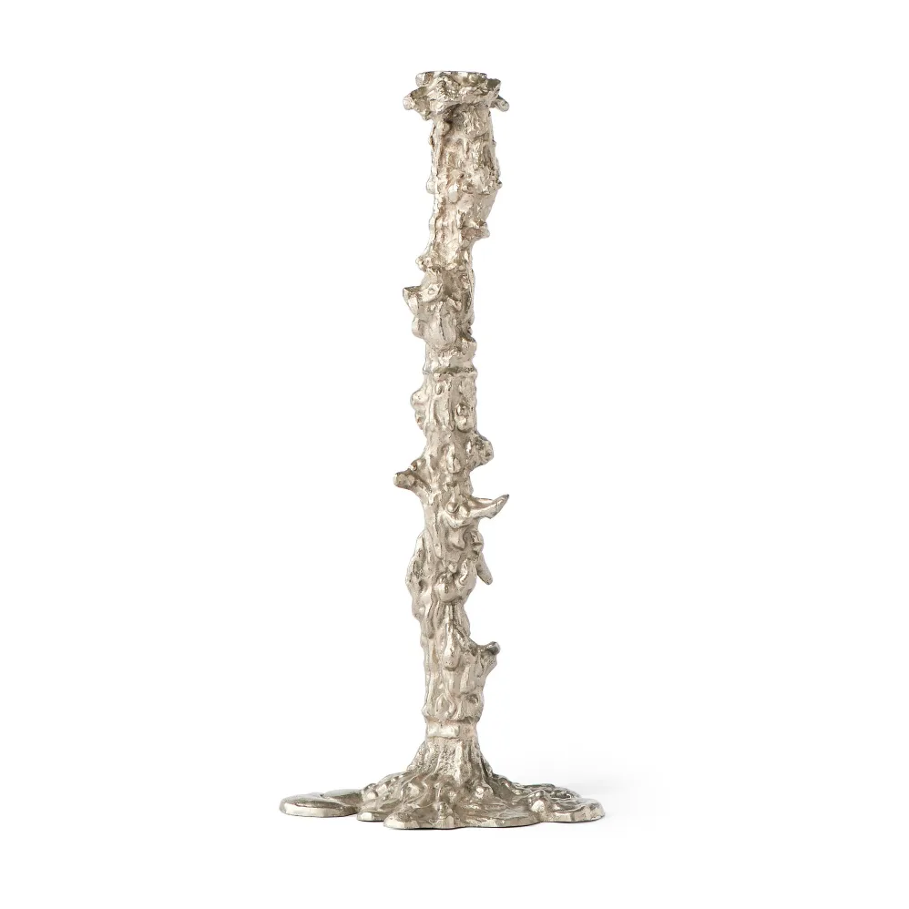 Drip ljusstake XXL 50 cm, Silver POLSPOTTEN