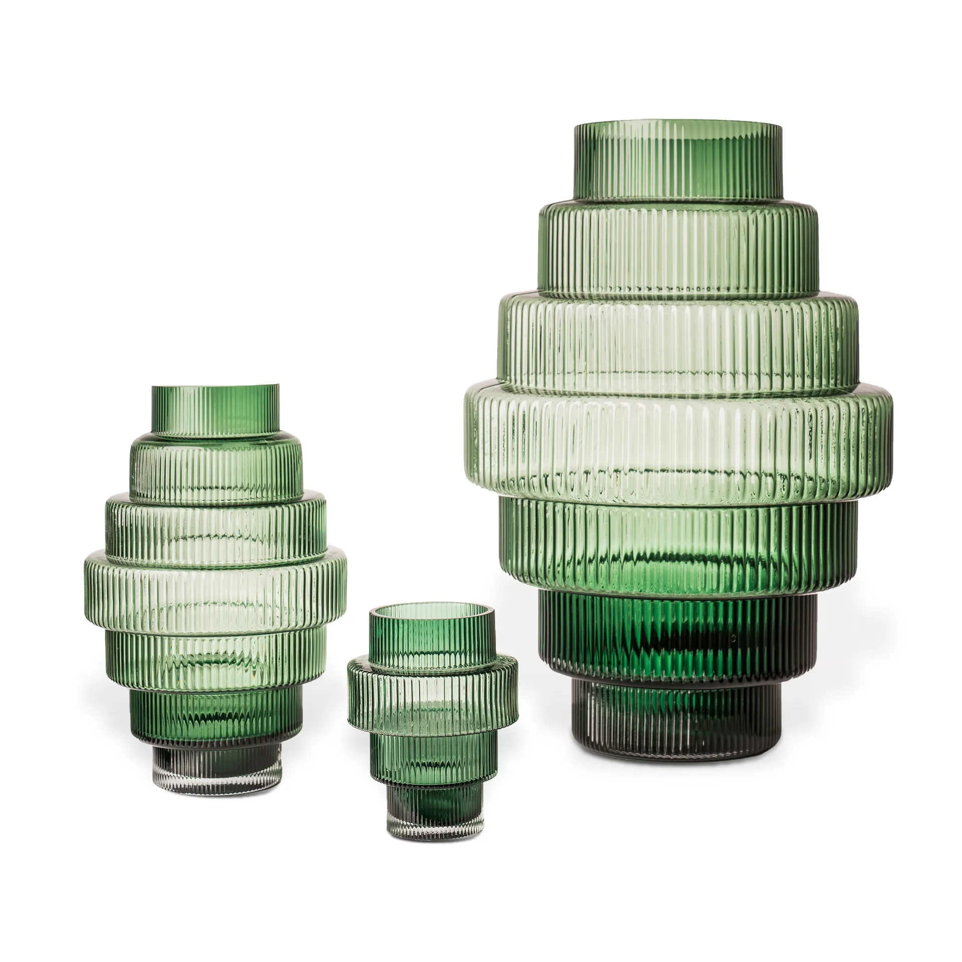 Steps vas S 30 cm, Dark green POLSPOTTEN