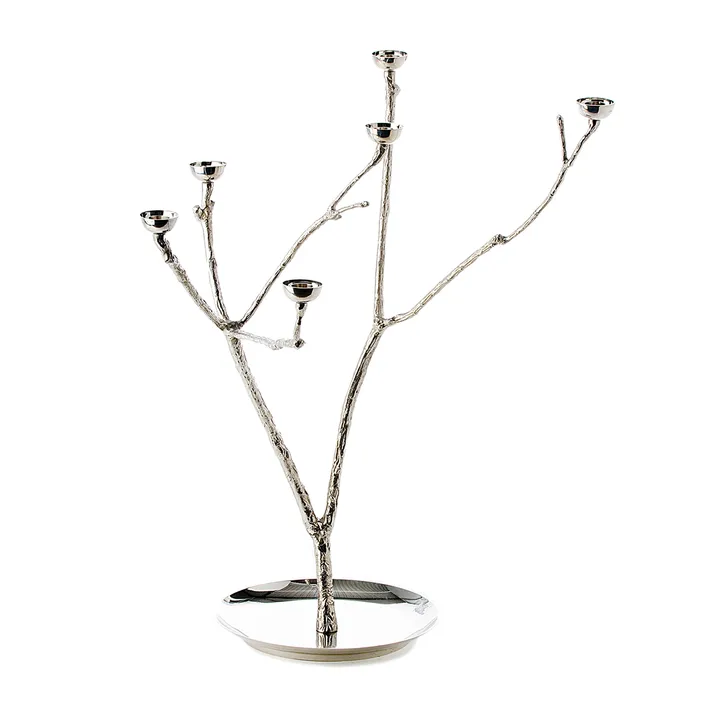 Twiggy ljusstake L 65 cm - Silver - POLSPOTTEN