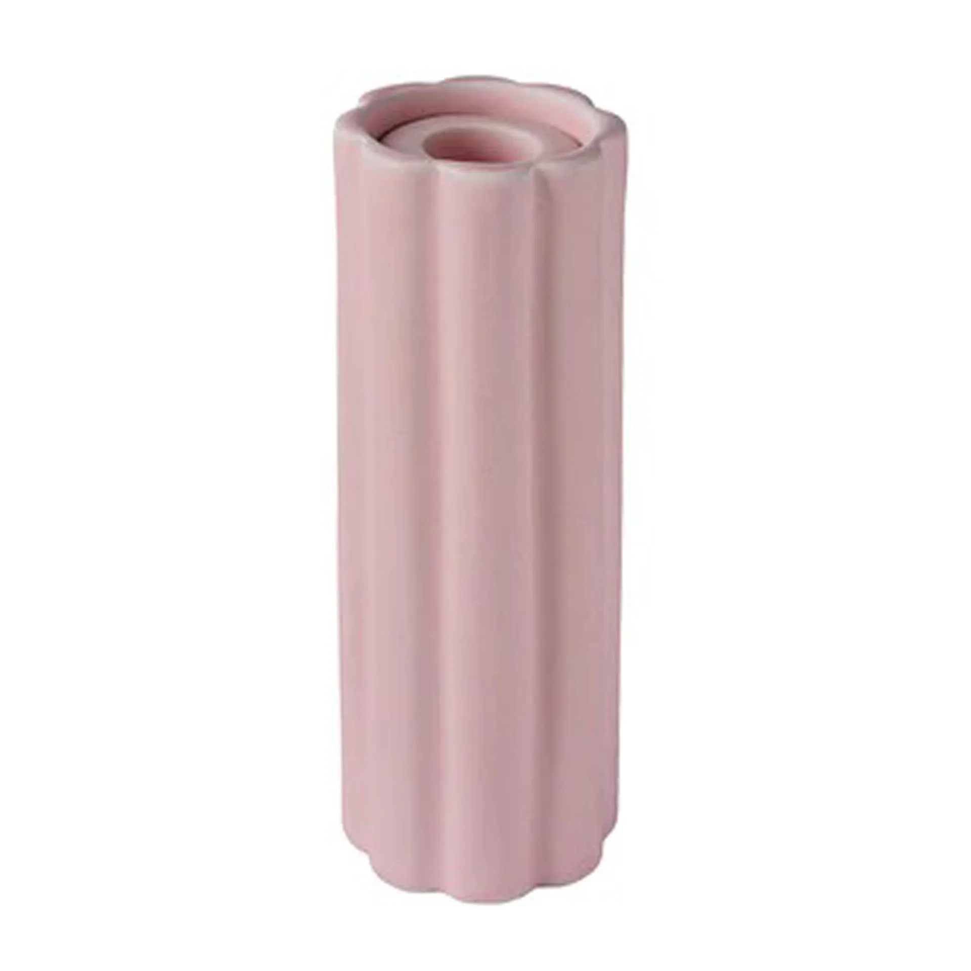 Birgit vas/ljuslykta 17 cm, Lily rosa PotteryJo
