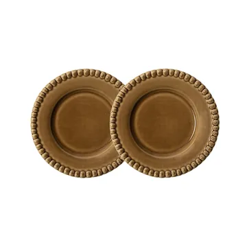 Daria assiett Ø18 cm 2-pack - Umbra - PotteryJo