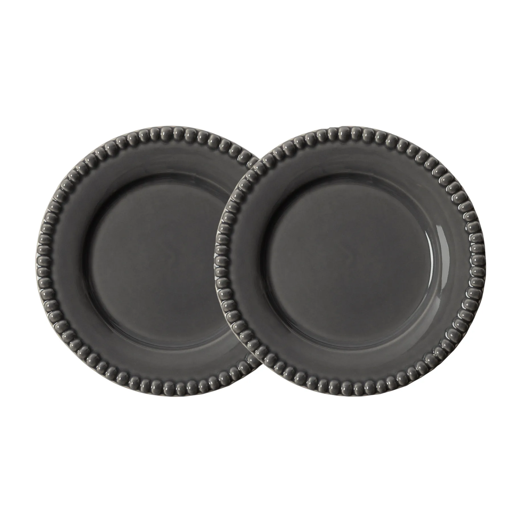 Daria desserttallrik Ø22 cm 2-pack, Clean grey PotteryJo