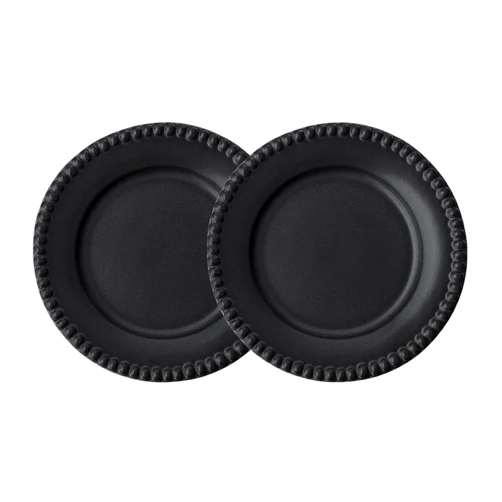 Daria desserttallrik Ø22 cm 2-pack - Ink black - PotteryJo