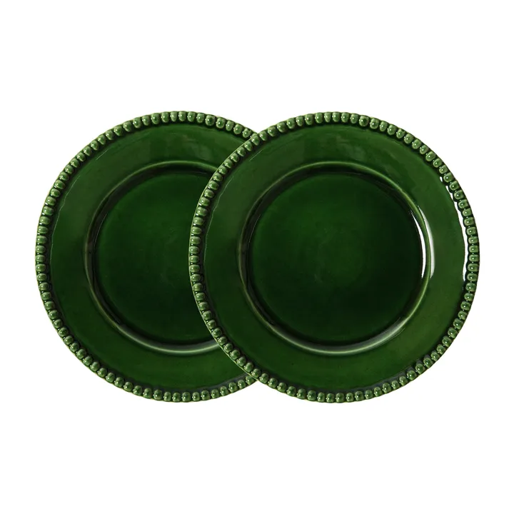 Daria mattallrik Ø28 cm 2-pack - Moss - PotteryJo