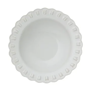 Tulipa djup tallrik small Ø17 cm 2-pack - White - PotteryJo