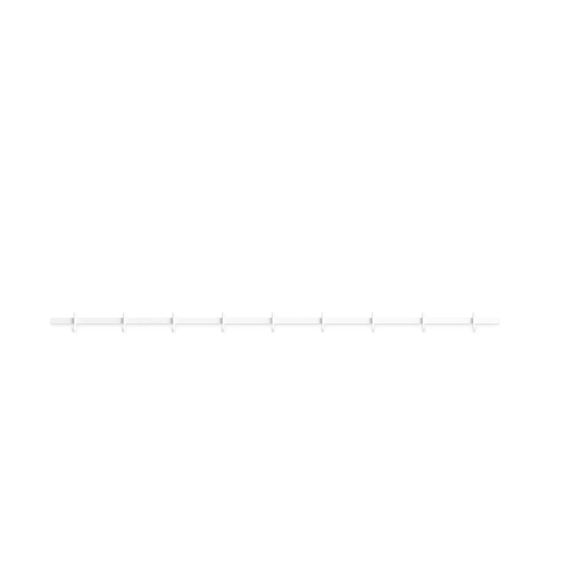 Relief kroklist large 123 cm, Vit Relief
