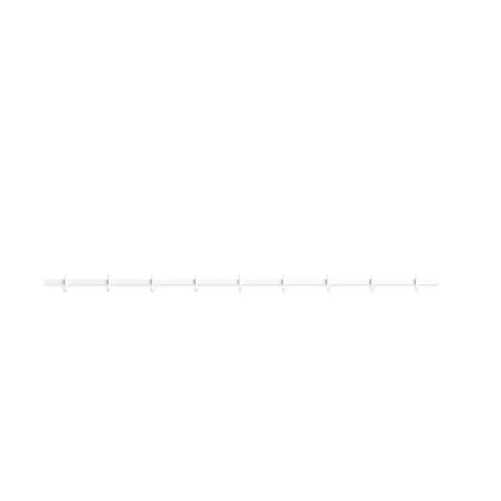 Relief kroklist large 123 cm - Vit - Relief