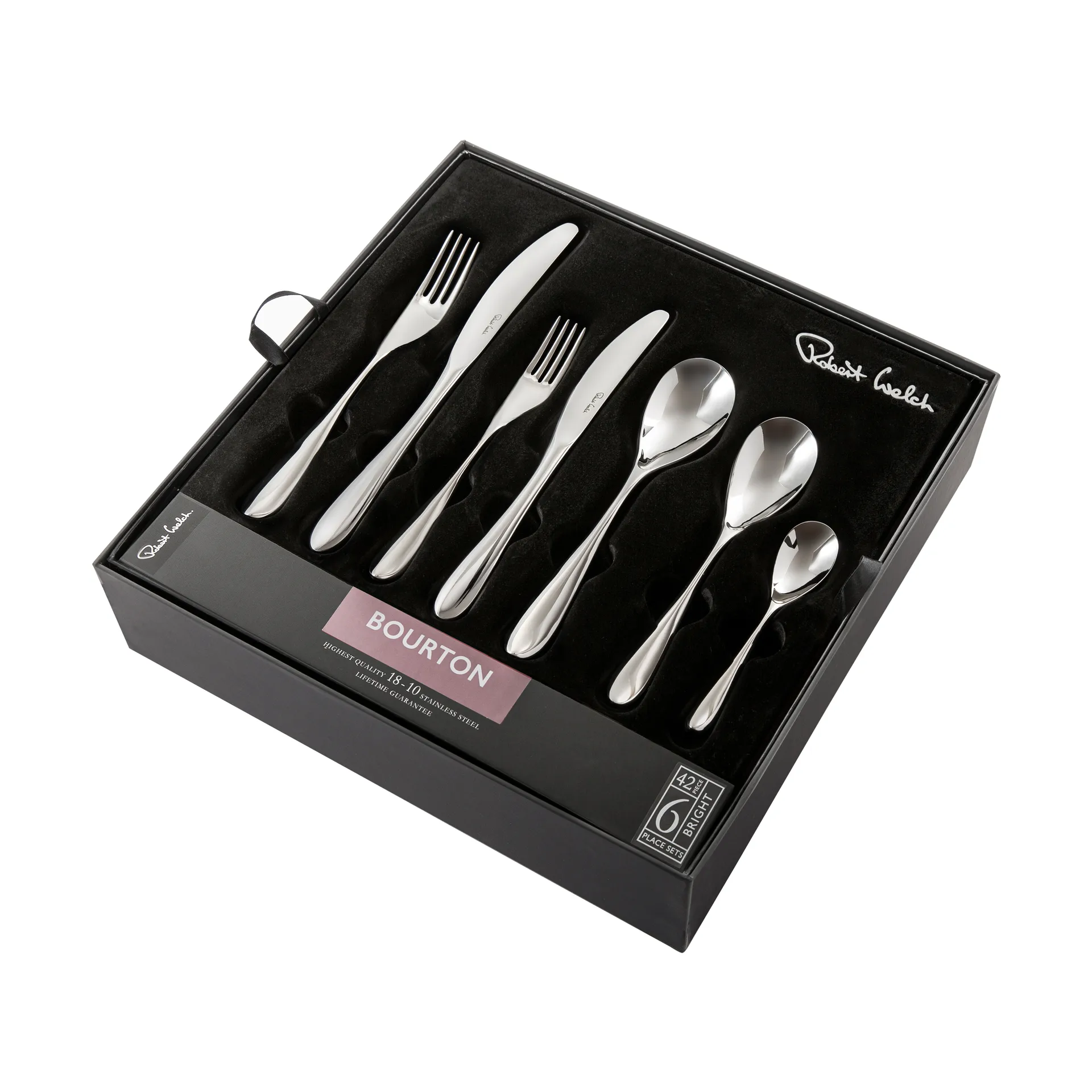Bourton Bright bestickset, 42 delar Robert Welch