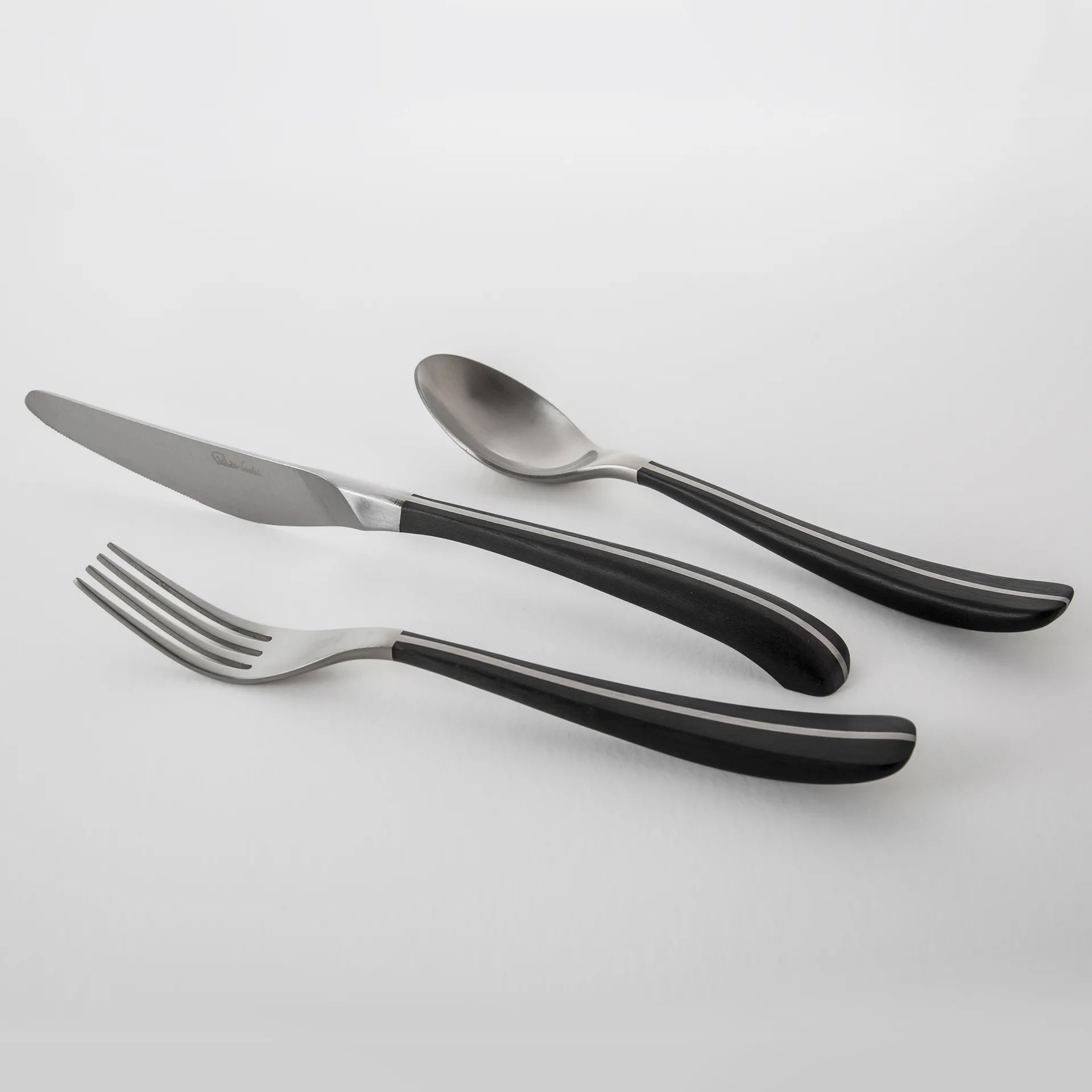 Contour bestickset 24 delar, Svart Robert Welch