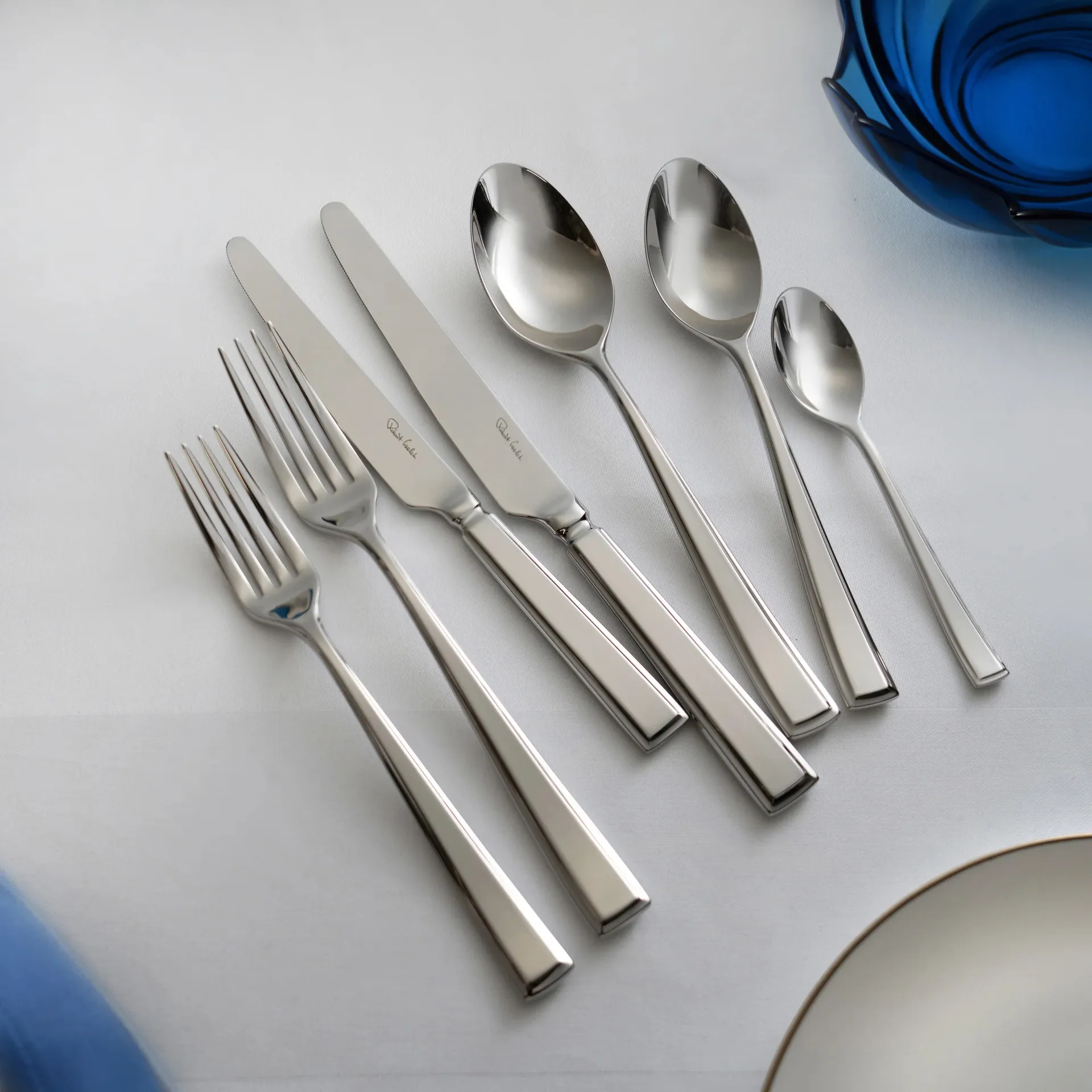 Fairford bright bestickset, Rostfritt stål, 56 delar Robert Welch