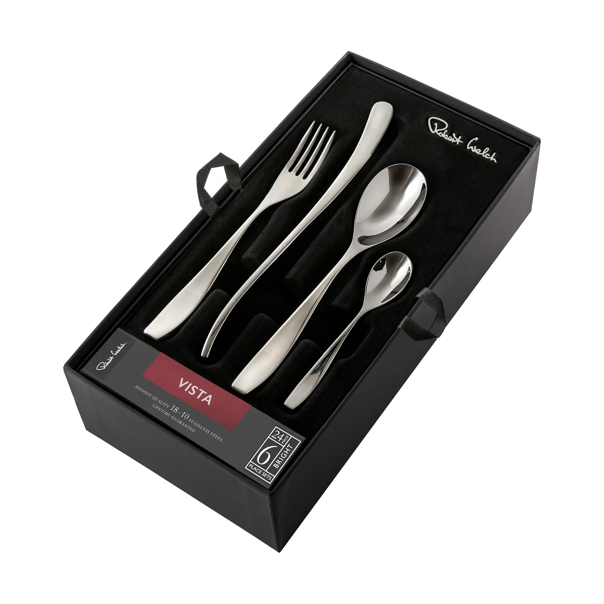 Vista Bright bestickset, 24 delar Robert Welch