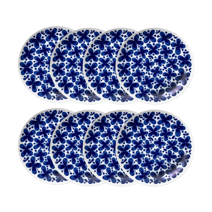 Mon Amie mattallrik Ø 27 cm 8-pack - Blå - Rörstrand