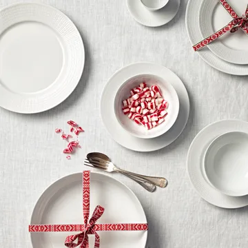 Swedish Grace assiett 17 cm, 6-pack snö (vit) - Rörstrand