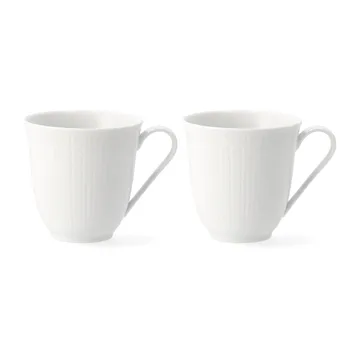 Swedish Grace mugg 30 cl 2-pack - snö (vit) - Rörstrand