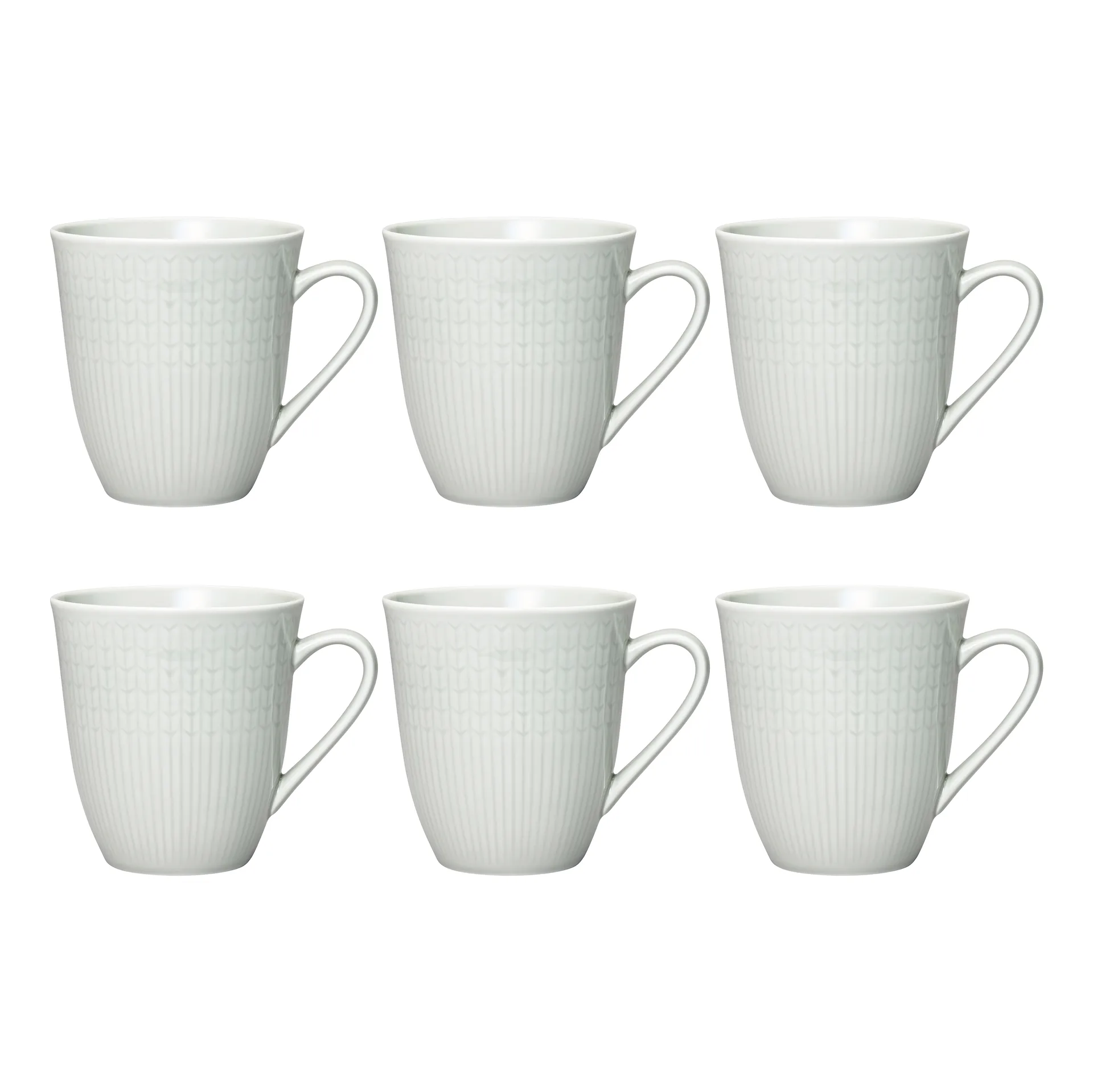 Swedish Grace mugg 50 cl 6-pack Dimma (grå) Rörstrand