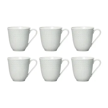 Swedish Grace mugg liten 6-pack Dimma (grå) - Rörstrand