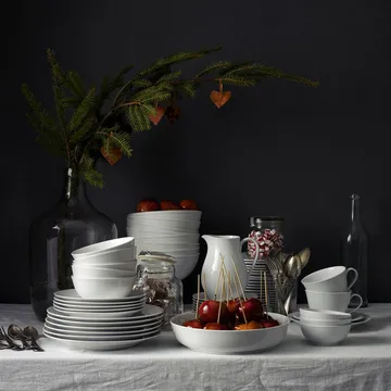 Swedish Grace tallrik 21 cm, 6-pack snö (vit) - Rörstrand