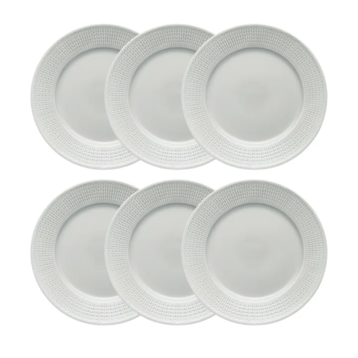 Swedish Grace tallrik 27 cm 6-pack Dimma (grå) - Rörstrand