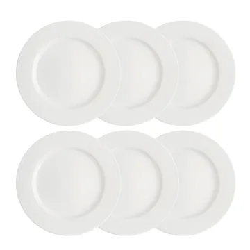 Swedish Grace tallrik 27 cm 6-pack snö (vit) - Rörstrand