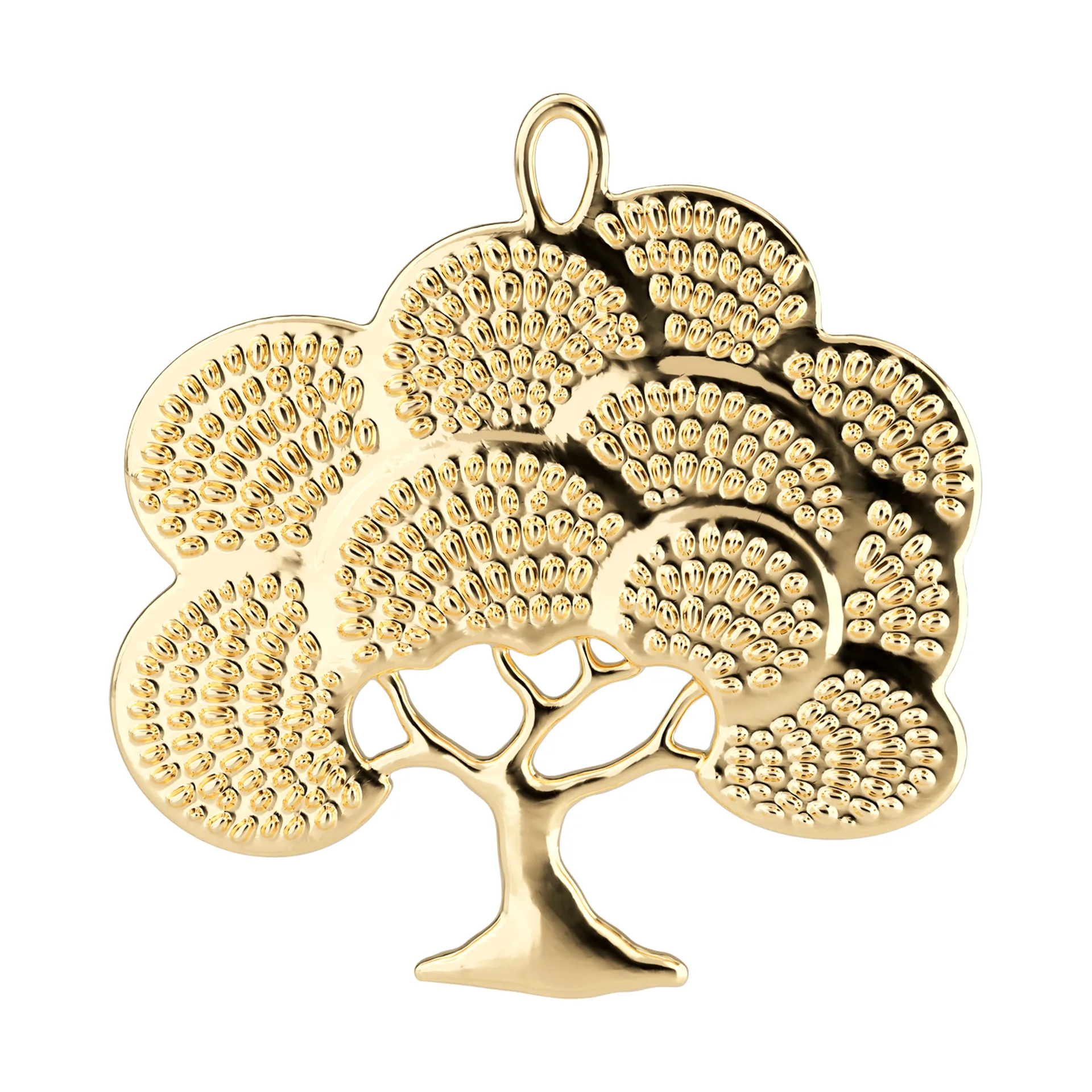 Karen Blixen oak dekorationshänge, Förgylld, 6 cm Rosendahl