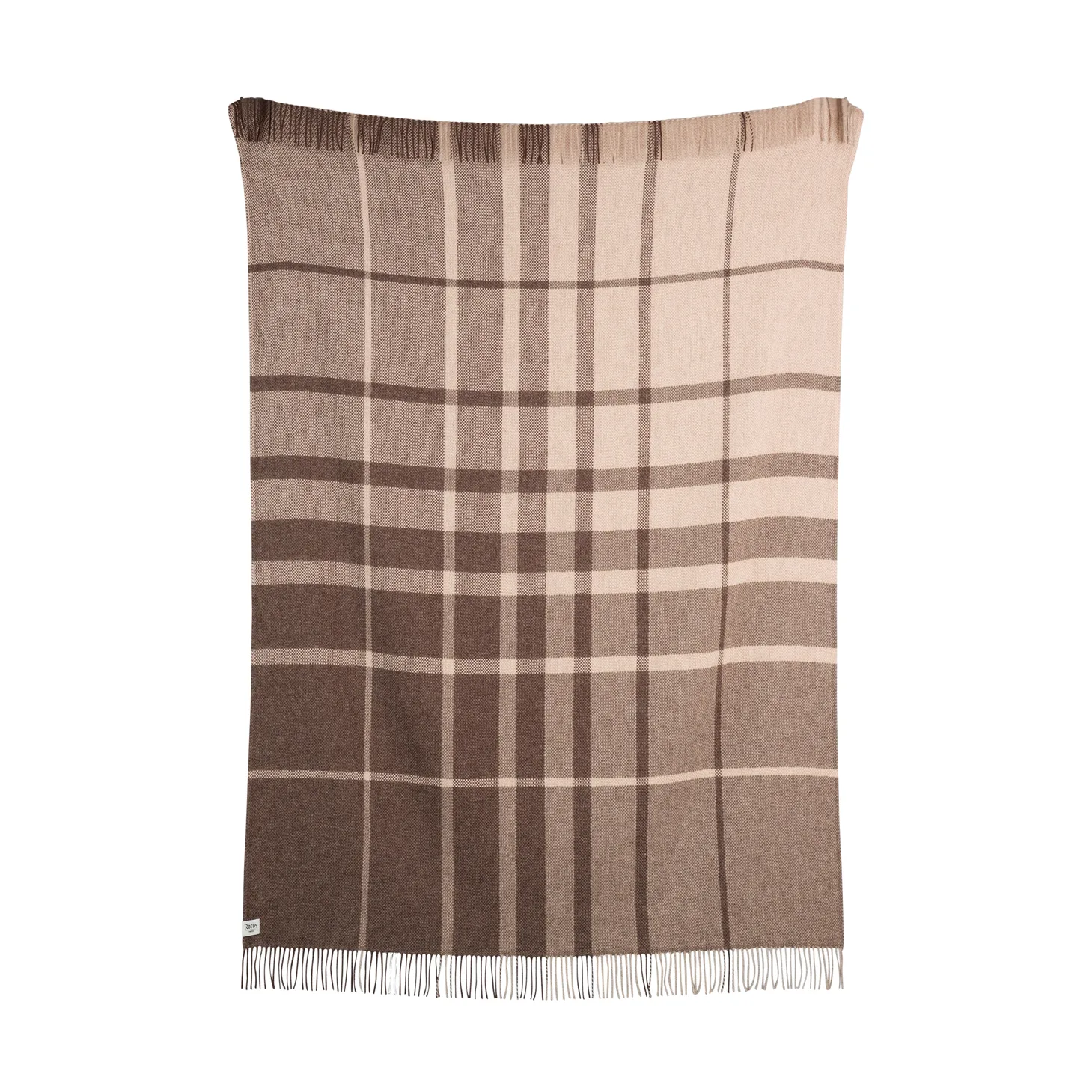 Filos pläd 145x220 cm, Brown Røros Tweed
