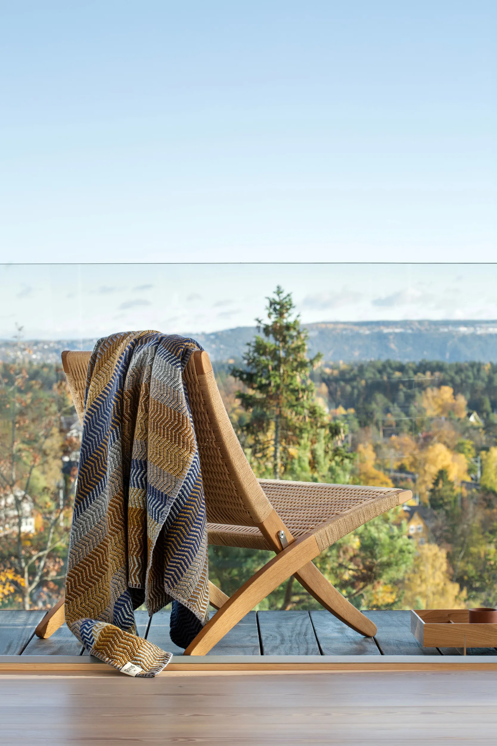Fri filt 150x200 cm, November view Røros Tweed