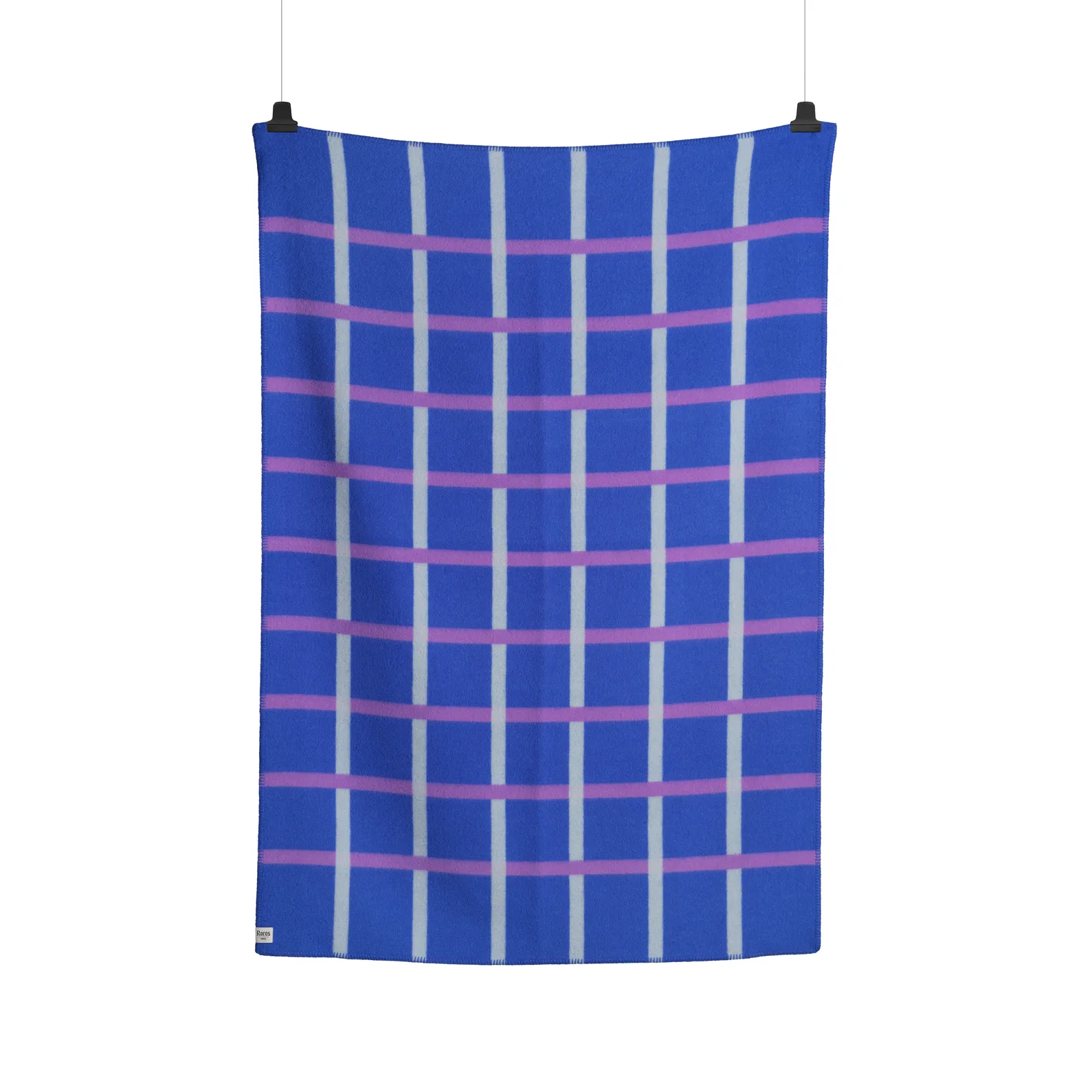 Knut filt 135x200 cm, Blue Røros Tweed