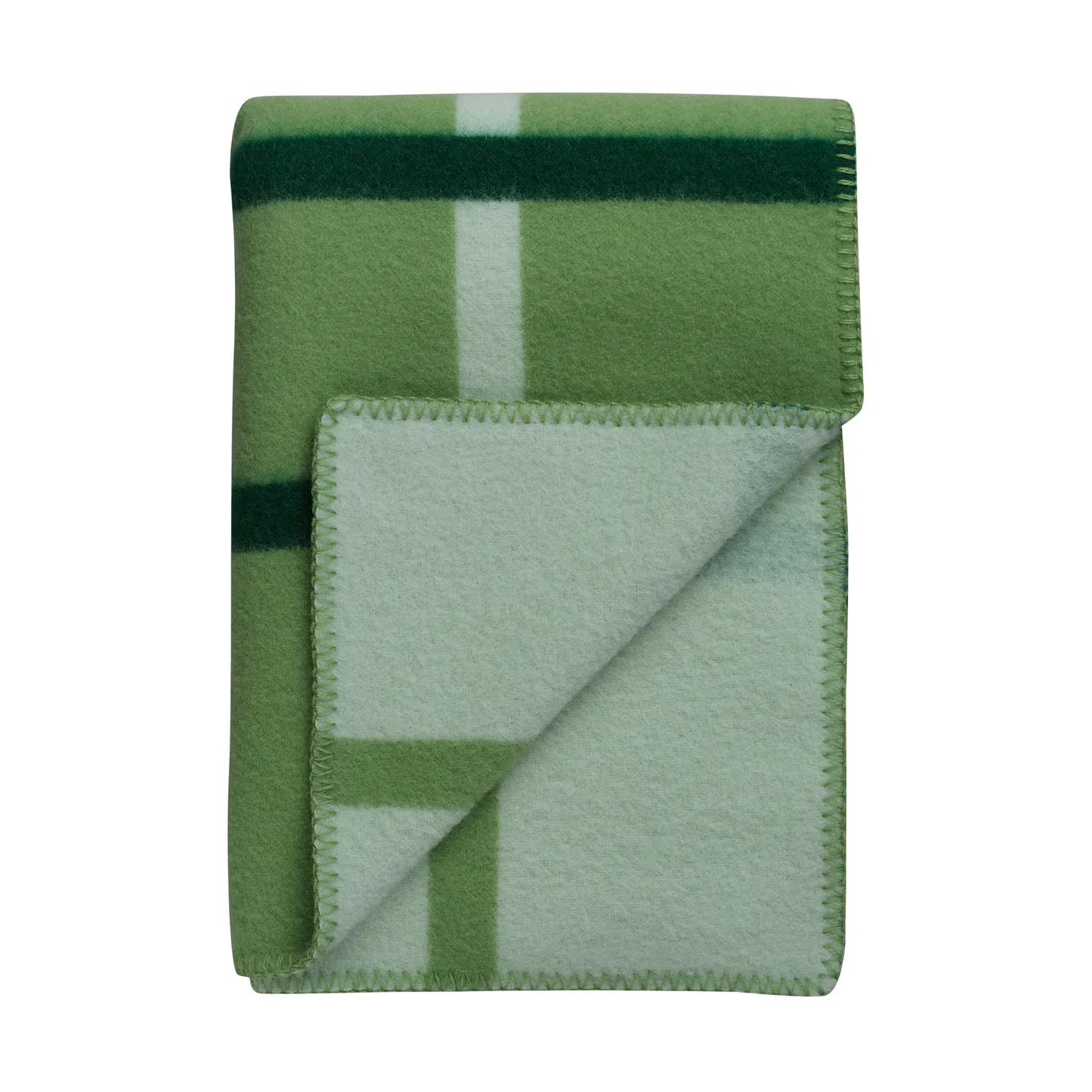 Knut filt 135x200 cm, Field green Røros Tweed