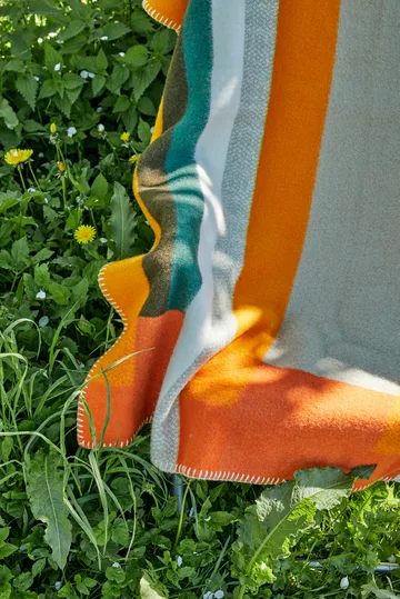Mikkel filt 135x200 cm - Orange - Røros Tweed